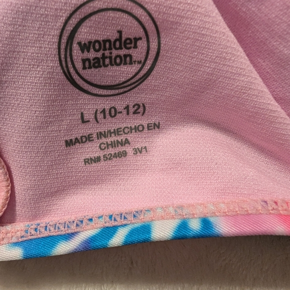 5/$20🩵 Wonder Nation Girl's Swim Suit Bikini Top - Picture 8 of 9